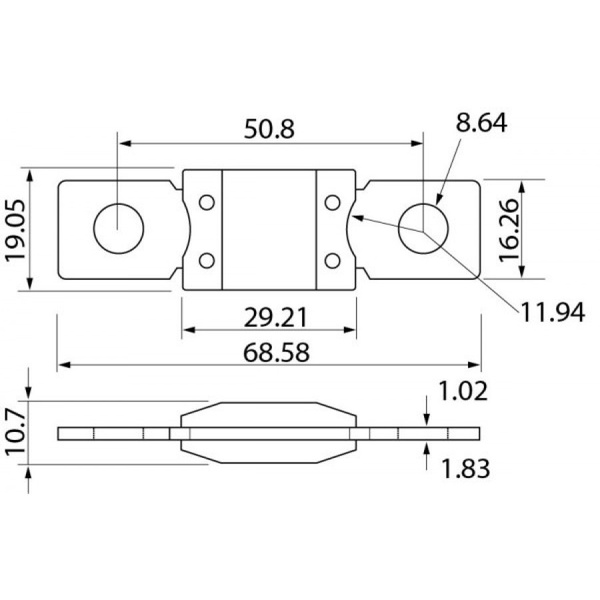 [DKWK 40 004 305] Zekering Mega 225A