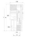 [DKWK 80 950 175] Snelkop.vrouwelijk - DN25 - 3/4 BSP