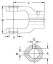 [WALT35.24.11] Gaffel NG as 42 mm - persbout  12 mm - spie 12 mm