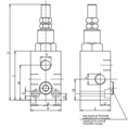 [DKWK 80 002 033] Overdrukklep OM 1/2" - Max 70L - Regelbaar tussen  50/250 bars