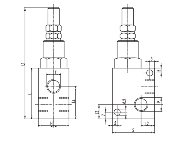 [DKWK 80 002 023] Overdrukklep OM 3/8" - Max 40L - Regelbaar tussen 50/250 Bar