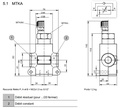 Debietregelaar 1/2" BSP - max 70l - prioriteit regelbaar 0 - 25L - met terugslagklep