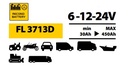 Automatische batterijlader FL3713D 22A 6-12-24v