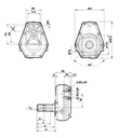 [DKWK 81 305 001] Versnellingskast - FR2 1:3 - Mannelijk 1.3/8" - 6