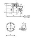 [BOND60170M503R] Vrijloop 1.3/4" - 6 / kruis 35,0x106,0 / 6200nm