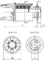 [BOND60B4C4803R] Sterslipkoppeling 1 3/8" - 6/ 4 rijen nokken -   1200 Nm