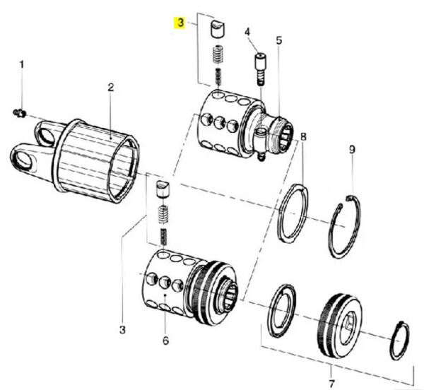 [BOND421340001R06] Pal met veren  SA3 - SA4 (6 st)