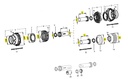 [WALT85.01.04] Kap voor SDF25 grote hoek 80°  WW2380 - Lengte 147 mm