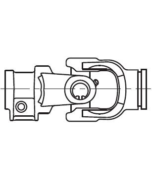 [BOND71G5050007] Kruiskoppeling - gaffel 1.3/8 - 6 x gaffel buis 45,0x3,8