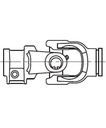 [BOND71G5050007] Kruiskoppeling - gaffel 1.3/8 - 6 x gaffel buis 45,0x3,8