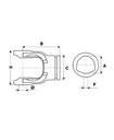 [BOND204046852] Gaffel voor buis 125073000 (36,0x4,0)