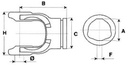 [BOND204026852] Gaffel voor buis 125043000 (29,0x4,0)