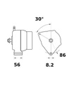 [ISKRIA0925] Alternator Mahle MG178  14V - 120 A