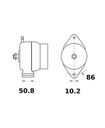 [ISKRIA0875] Alternator Mahle MG13  14V - 95 A