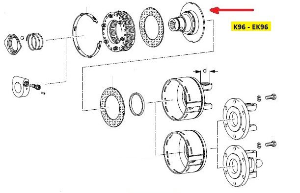 [WALT56.30.00] Naaf K96 - 1.3/8" - 6