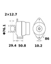 [ISKRIA0952] Alternator Mahle MG14  14V - 120 A