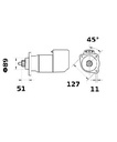 [ISKRIS9064] Starter Iskra  5,4 Kw - 24V - 9T