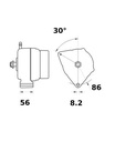 [ISKRIA0670] Alternator Mahle MG220  14V - 70 A - Voor verwarming