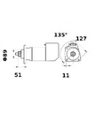 [ISKRIS9002] Starter Iskra  5,4 Kw - 24V - 11T