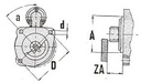 [ISKRIS9008] Starter Iskra  3,6 Kw - 12V - 9T
