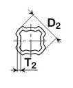 [BOND122193000] Profielbuis 39,6 x 3,0 lengte 3000mm