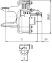 [BOND658L58103R] Slijp en vrijloopkoppeling FNT 34  - 1 3/8" - 6