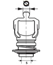 [BOND5730G0484] Gaffel met snelsluiting 1.3/4" - 6