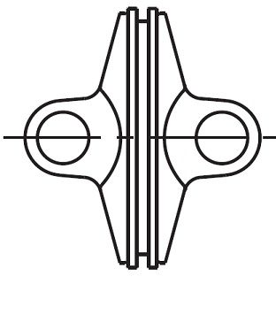 [BOND2080L0076] Centerdeel grote hoek
