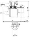 [BOND6WN480004R] Automatische nokkenkoppeling -  LR35 - 1.3/4" -  6 - 4500 Nm