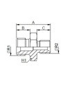 [FONT30.19.12.08] Verloopadapter 3/4" BSP X 1/2" BSP