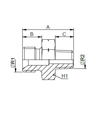 [FONT30.25.24.20] 1.1/2" BSP X 1.1/4" NPT