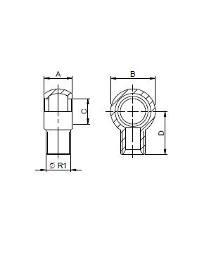 [FONT30.03.00.06] Draad 3/8" BSP - Ø bout 17 mm