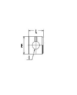 [DKWK 96 901 257 I] Eindbus Ø 70 x 25,5 - Lengte 70 mm