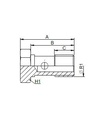 [FONT30.05.00.16] Enkel banjo bout 1" BSP