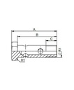 [FONT30.07.00.08] Dubbel banjo bout 1/2" BSP