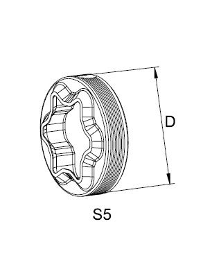 [WALT68.18.23] Afdichtring voor buis S5