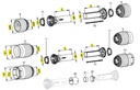 [WALT86.24.05] Kap voor PG20 - Ø185mm - 5 ribben