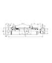 [DKWK 95 400 740 S] Cilinder DW stang 40 mm - boring 70 mm - Slag 0400 mm - lengte 0610 mm (tot einde voorraad)