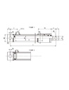 [DKWK 95 005 020 S] Cilinder EW stang 50 mm - Slag 0200 mm - lengte 0360 mm (tot einde voorraad)