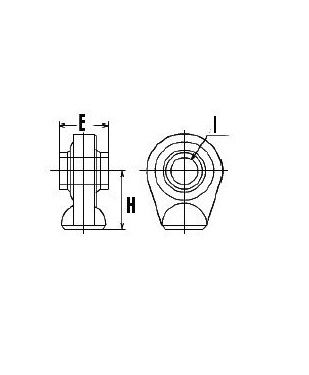 [DKWK 90 502 302] Aanlaskogel met ronde sokkel Ø 19,2 mm
