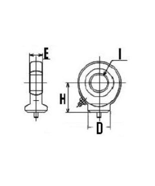 [DKWK 90 502 434] Aanlaskogel met lager Ø 35,0 mm