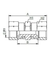 [FONT50.57.00.10] 7/8" JIC x 7/8" JIC
