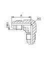 [FONT54.01.00.10] 7/8" JIC x 7/8" JIC - 90°