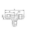 [FONT54.51.00.10] 7/8" JIC x 7/8" JIC x 7/8" JIC
