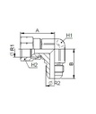 [FONT54.09.00.12] 1.1/16" JIC x 1.1/16" JIC - 90°