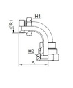 [FONT30.53.04.04] 1/4" BSP x 1/4" BSP - 90°