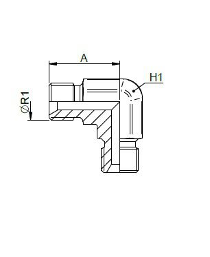 [FONT34.01.06.06] 3/8" BSP x 3/8" BSP - 90°