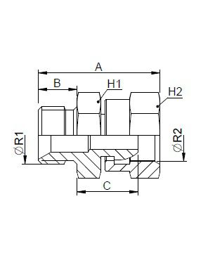 [FONT30.49.32.24] 2" BSP vrouwelijk X 1.1/2" BSP mannelijk