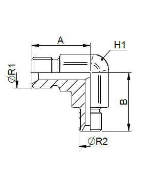 [FONT34.03.24.20] 1.1/2" BSP X 1.1/4" BSP - 90°