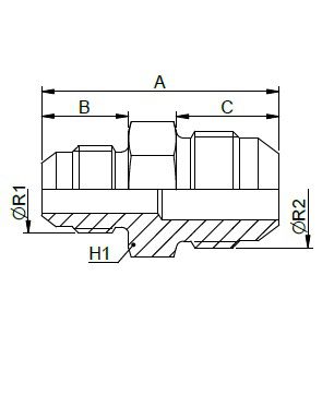 [FONT50.17.12.16] 1.1/16" JIC X 1.5/16" JIC